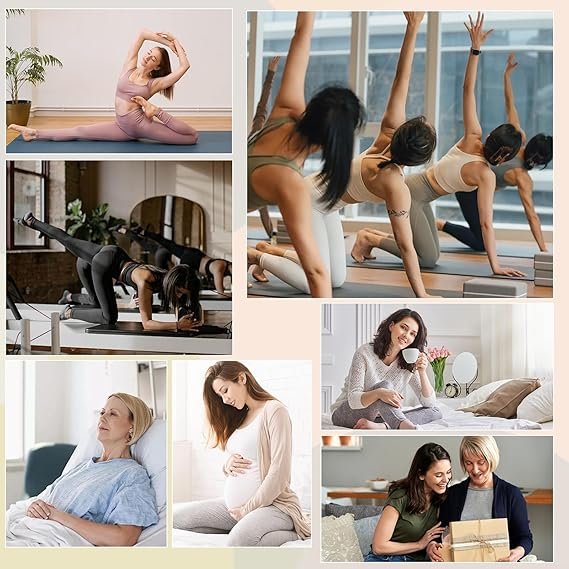 Anti-Slip Pilates Socks – Slouchy Scrunch Grip Socks for Yoga & Fitness - Image 3