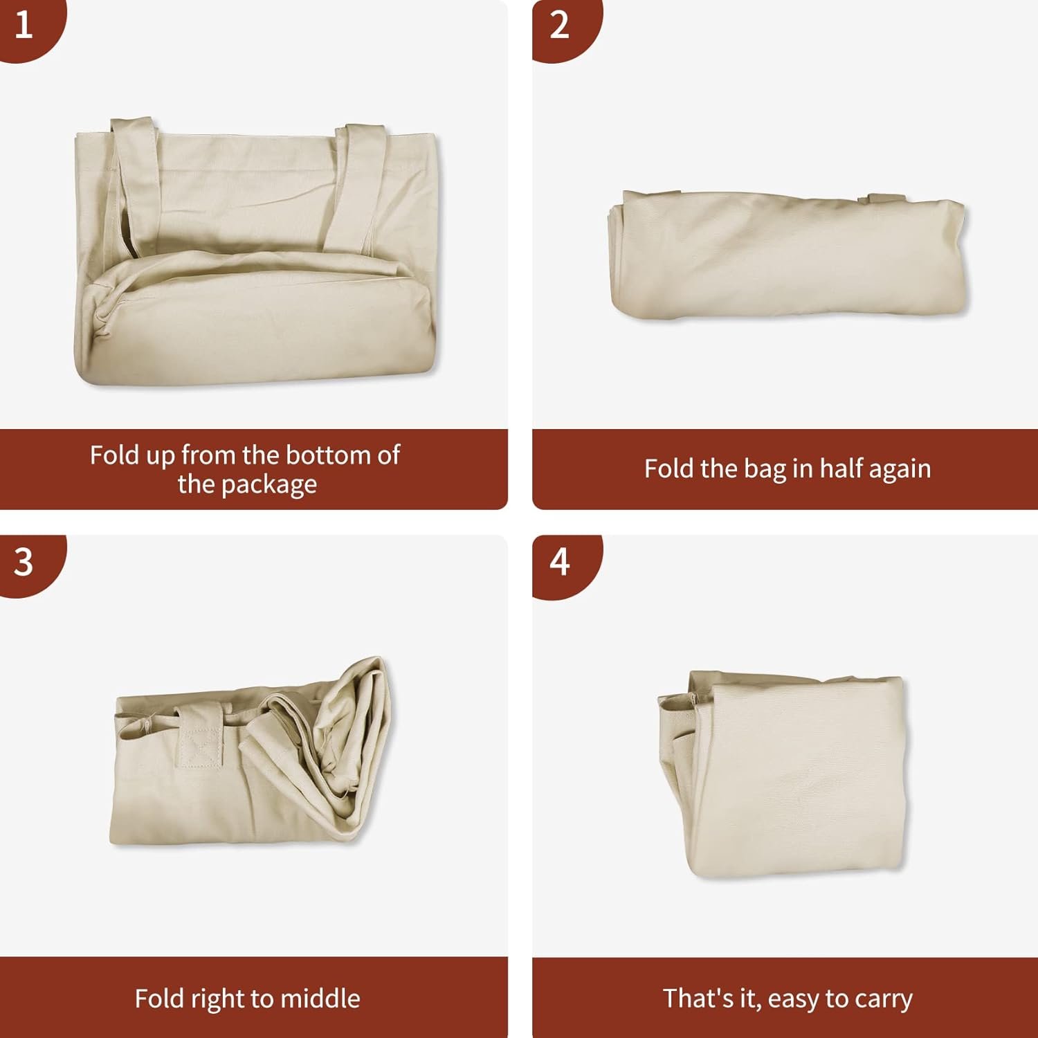 Canvas Yoga Tote with Mat Holder and Pocket – Multi-Purpose Bag - Image 3